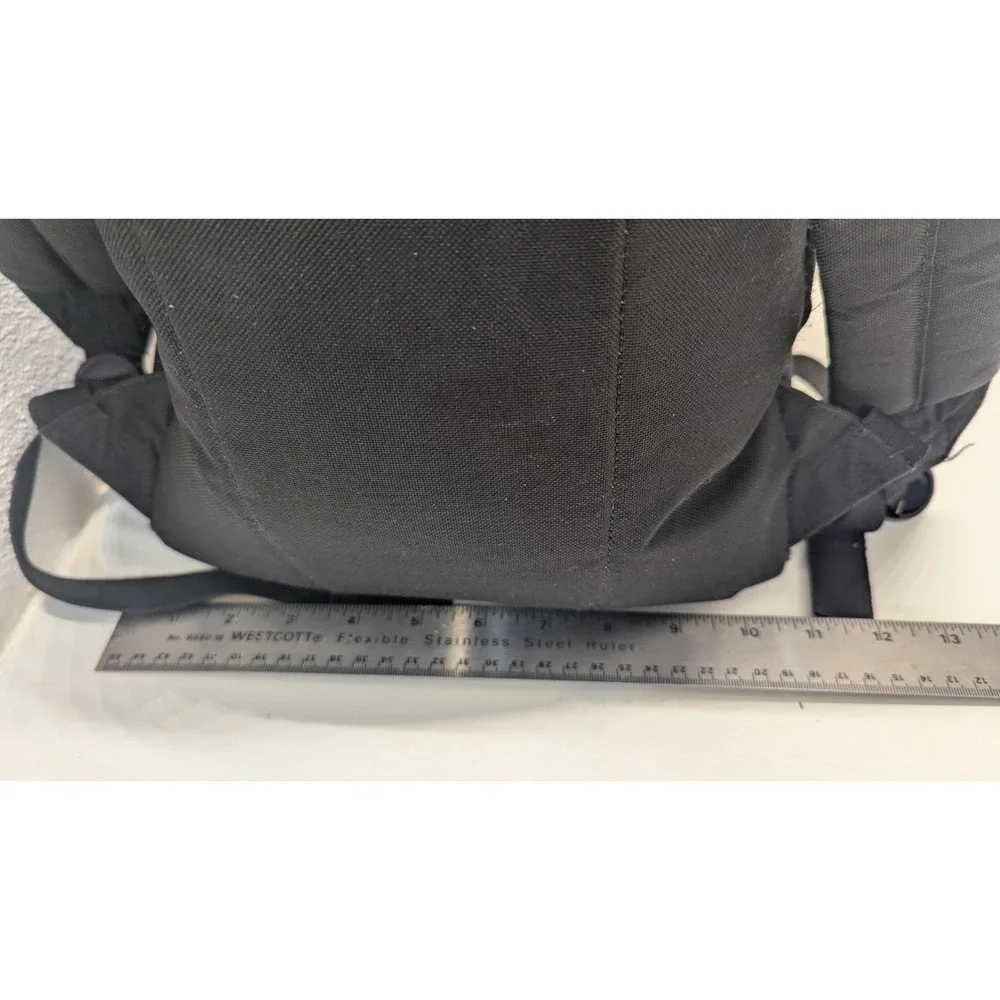 Herschel Charcoal Grey black  Backpack  red white  lining  as is
